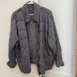 Free People Dolman Quilted Knit Jacket